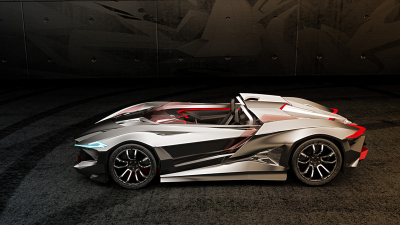 Illustration for article titled This awesome roadster should be the new Batmobile
